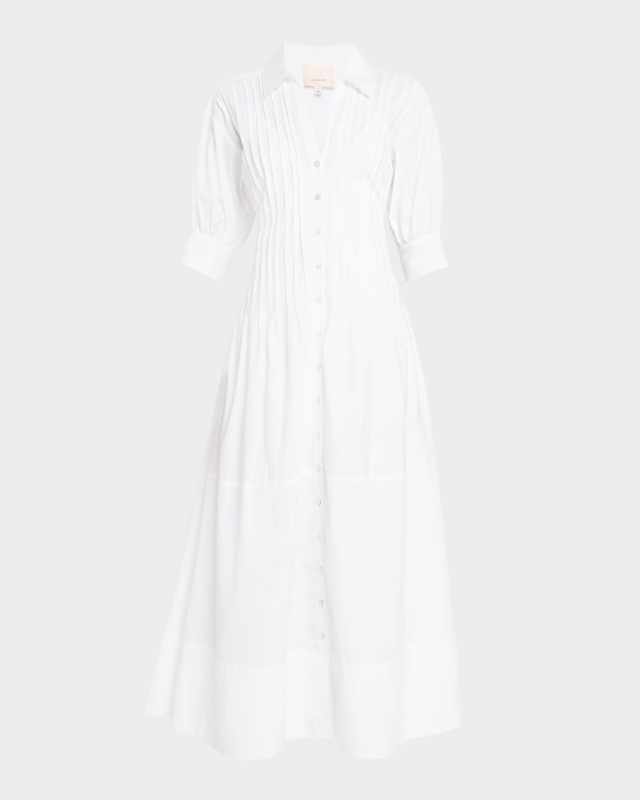 Monty Puff-Sleeve Maxi Dress
